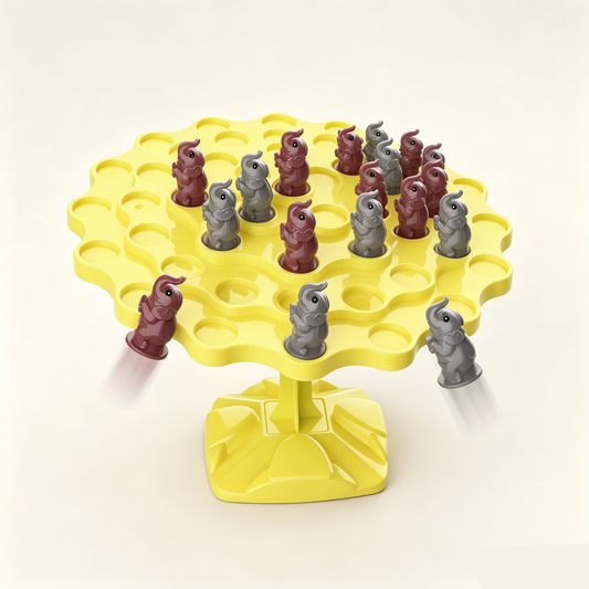 Elephant Balance Tree Game for Kids – Fine Motor & Logic Tabletop Challenge Toy