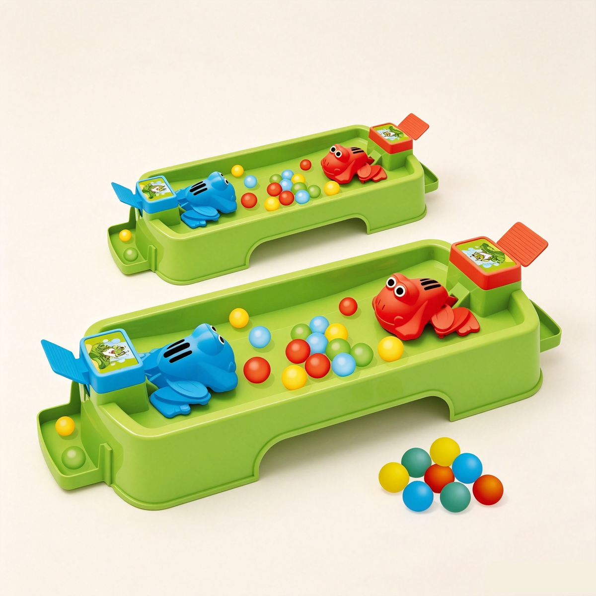 Hungry Frog Feeding Game for Kids – 2 or 4 Player Family Tabletop Challenge Toy