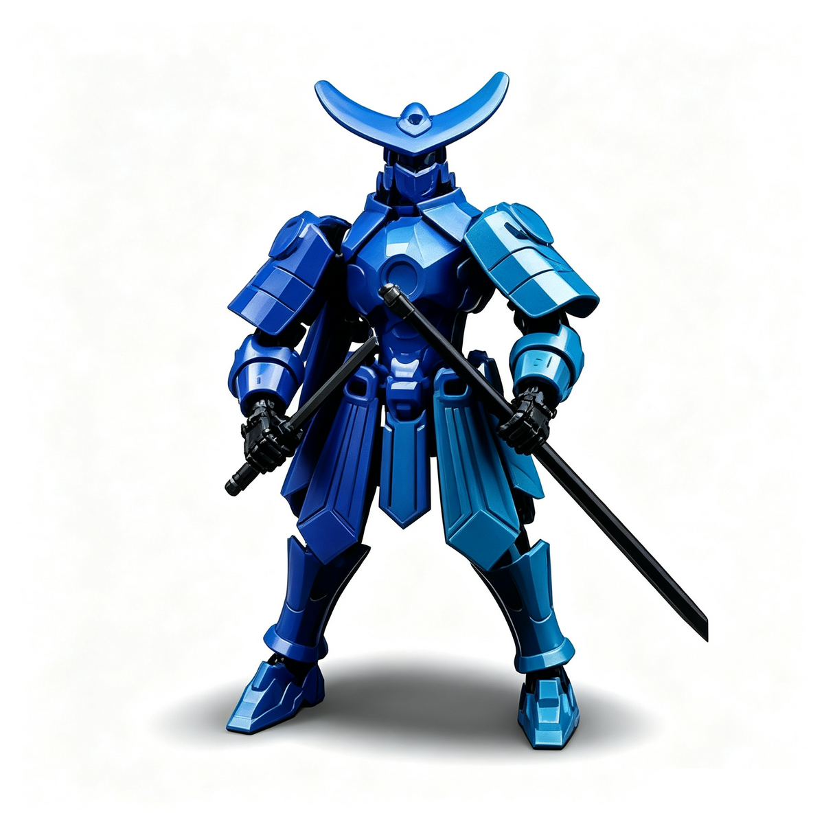 Multi-Joint Movable Mohist Armor Warrior DIY Assembly Figure, Posable Mecha Puzzle Model Kit, Collectible Action Toy Gift for Boys