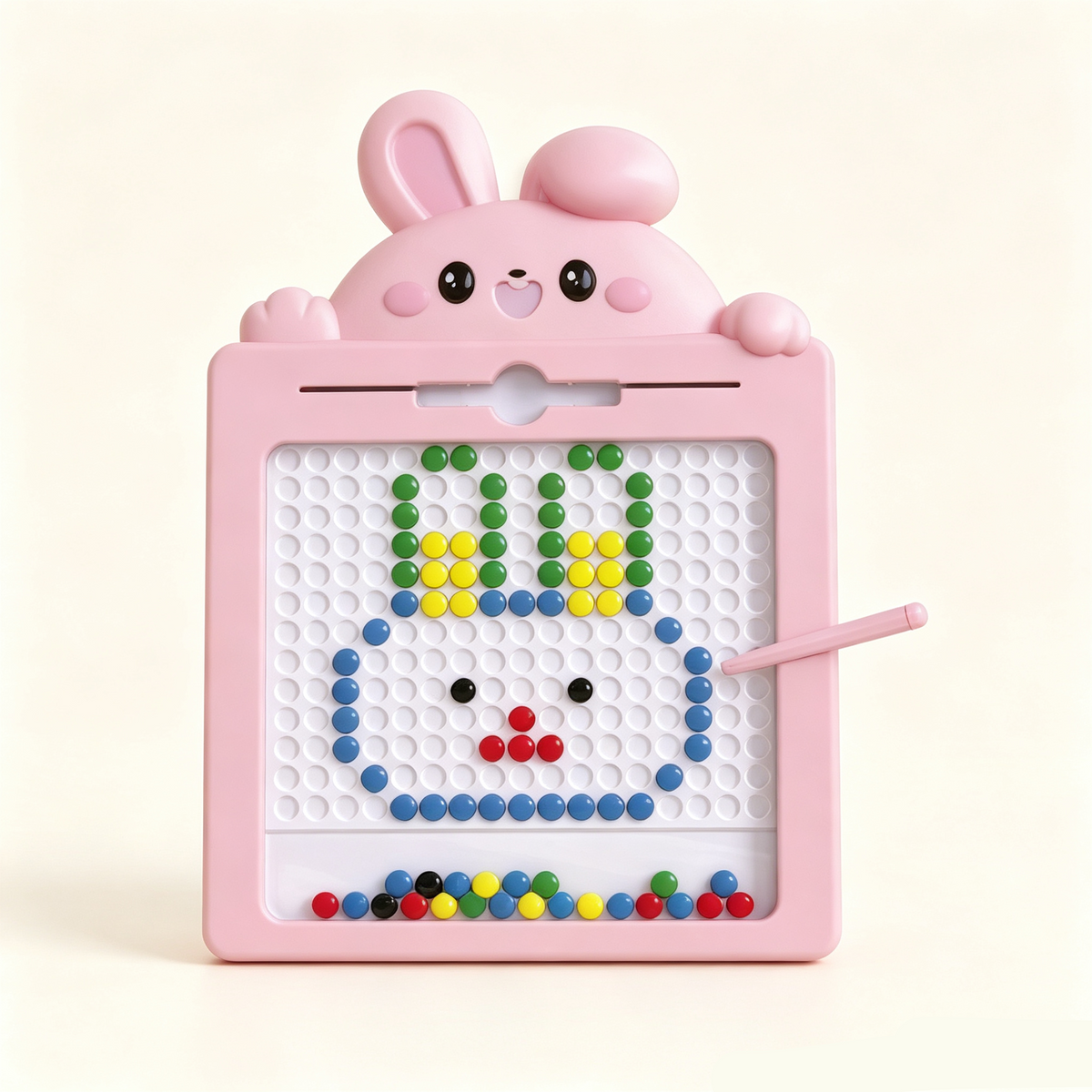 Cute Rabbit Magnetic Drawing Board for Kids – Fine Motor Learning Toy, Birthday & Holiday Gift