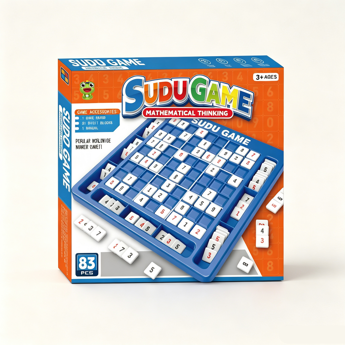 Kids Sudoku Board Game – Educational Math & Logic Thinking Puzzle Toy for Children Ages 3+