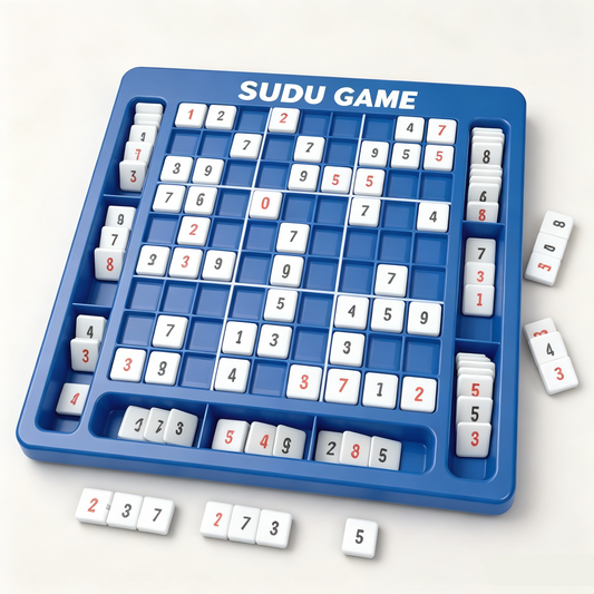 Kids Sudoku Board Game – Educational Math & Logic Thinking Puzzle Toy for Children Ages 3+