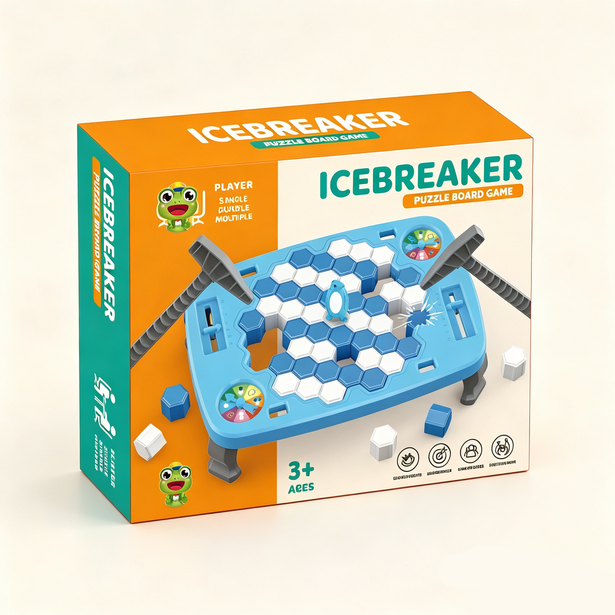 Penguin Ice Breaker Game for Kids – Save the Penguin Hammer Challenge Family Board Game