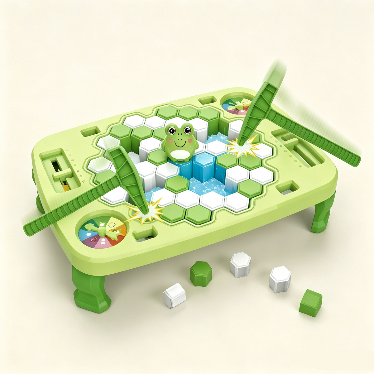 Frog Ice Breaker Game for Kids – 2–4 Player Hammer Challenge Family Board Game