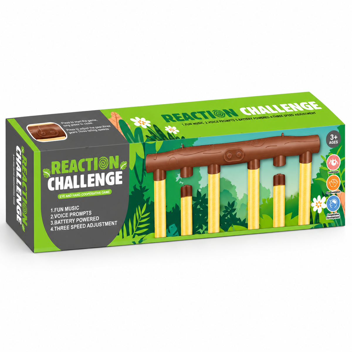 Reaction Catch Stick Game for Kids – Hand-Eye Coordination & Reflex Training Interactive Toy