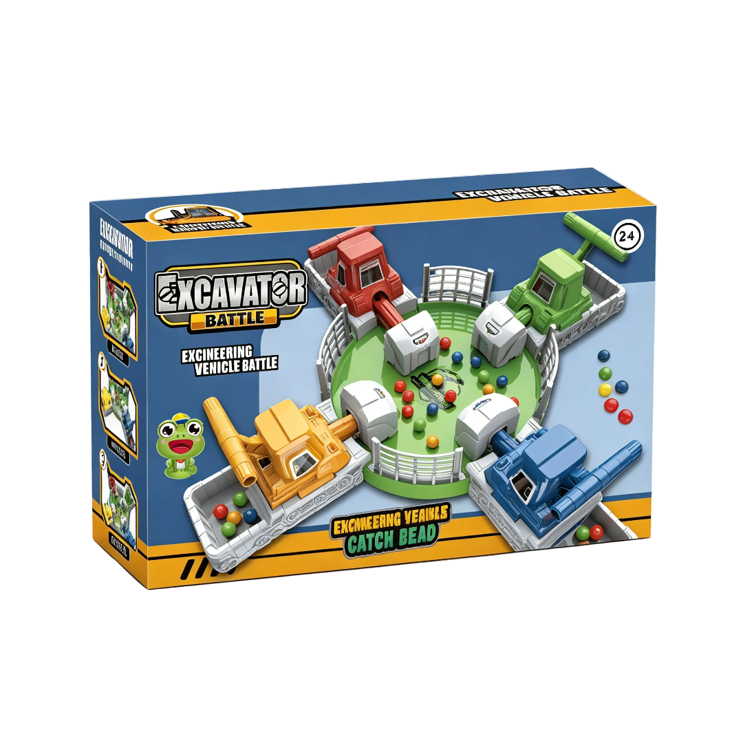 Excavator Feeding Challenge Game _ Interactive Family Toy for Kids, Birthday & Holiday Gift