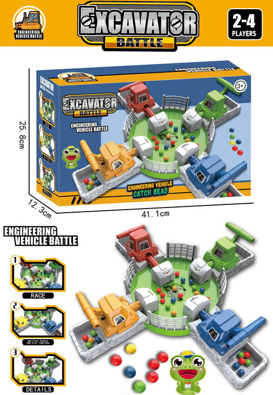 Excavator Feeding Challenge Game _ Interactive Family Toy for Kids, Birthday & Holiday Gift