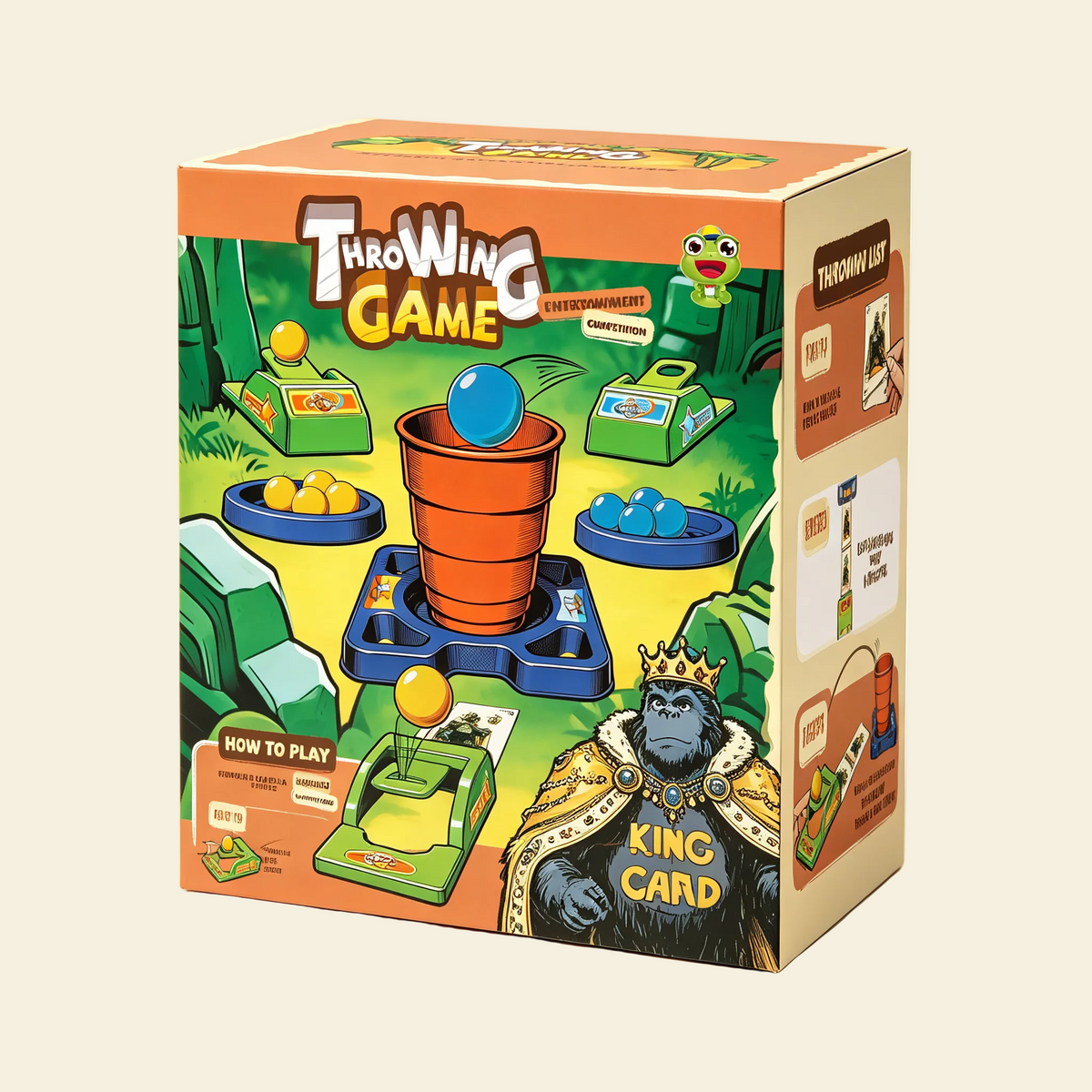 Kids Ball Toss Challenge Game – Hand-Eye Coordination & Parent-Child Interactive Tabletop Toy