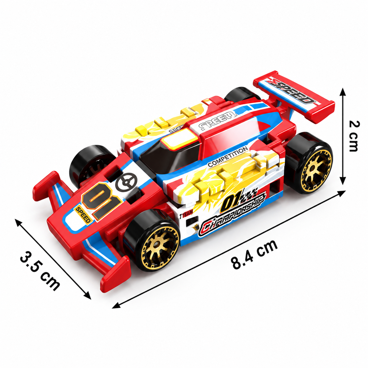 Transformable Launch Racing Car Toy – Pop-Up Launcher Vehicle for Kids, Racing Play & Gifts