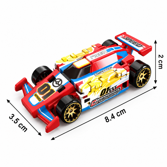 Transformable Launch Racing Car Toy – Pop-Up Launcher Vehicle for Kids, Racing Play & Gifts