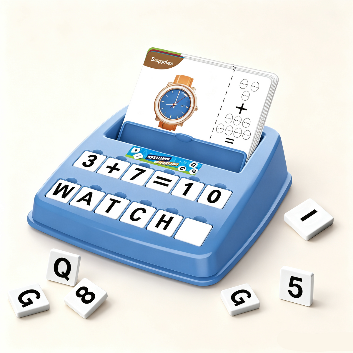 Kids Spelling & Math Learning Game – Alphabet, Number & Early Education Tabletop Toy