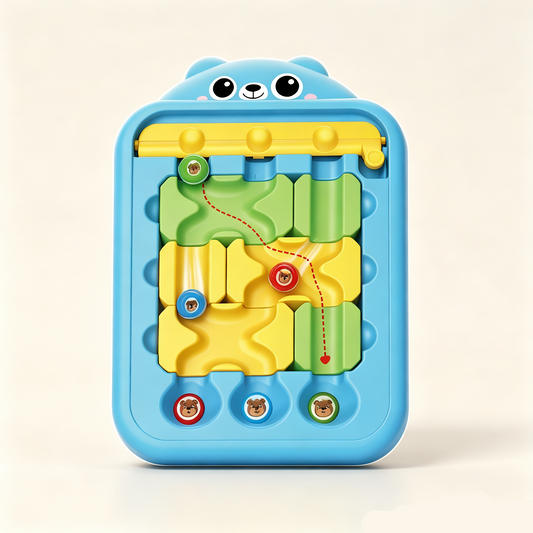 Kids Marble Maze Puzzle Game – Logic Thinking & Problem-Solving Tabletop Toy for Ages 3–6