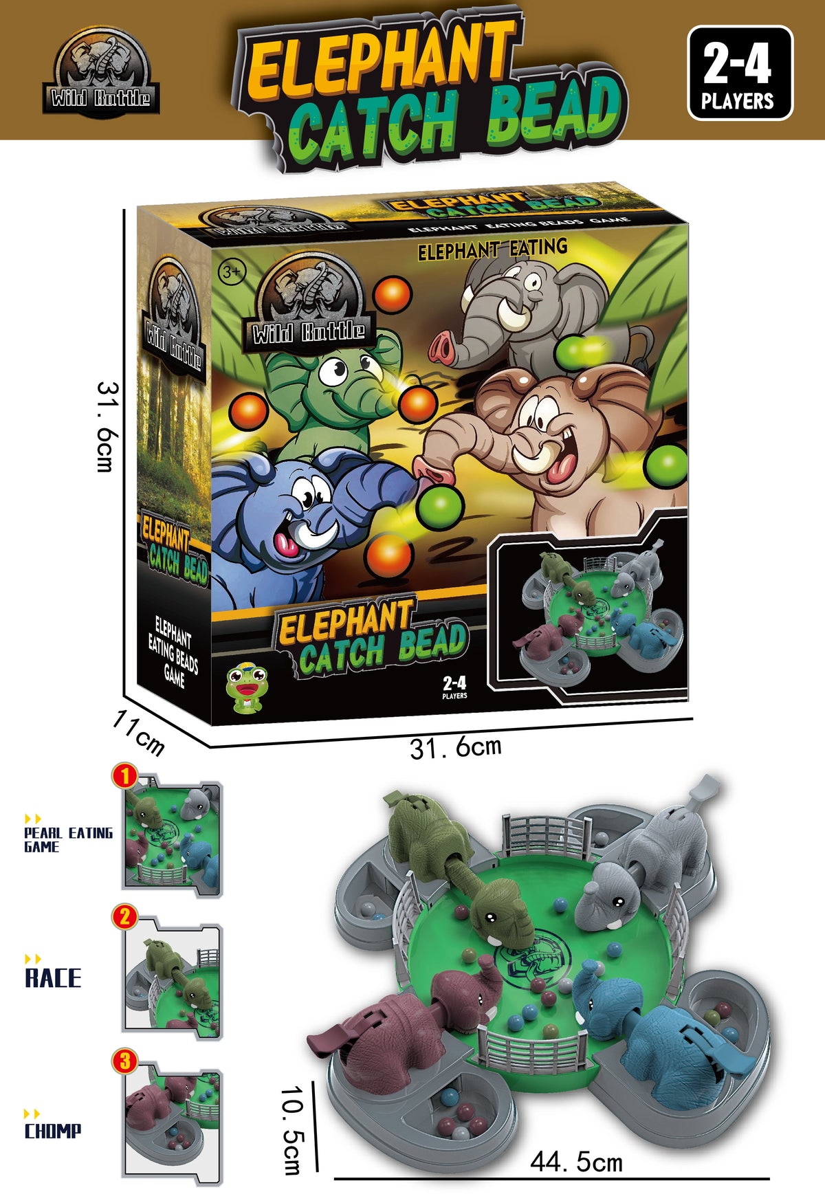 Elephant Feeding Challenge Game – Interactive Family Party Game for Kids