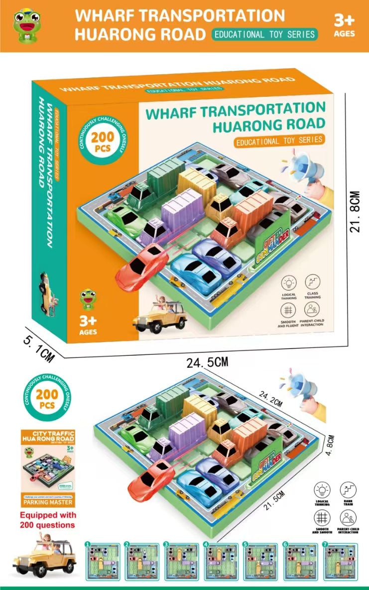 Traffic Jam Parking Puzzle Game for Kids – 200-Level Sliding Vehicle Logic Challenge