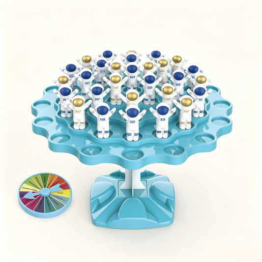 Astronaut Balance Tree Game for Kids – Space-Themed Logic & Fine Motor Tabletop Challenge