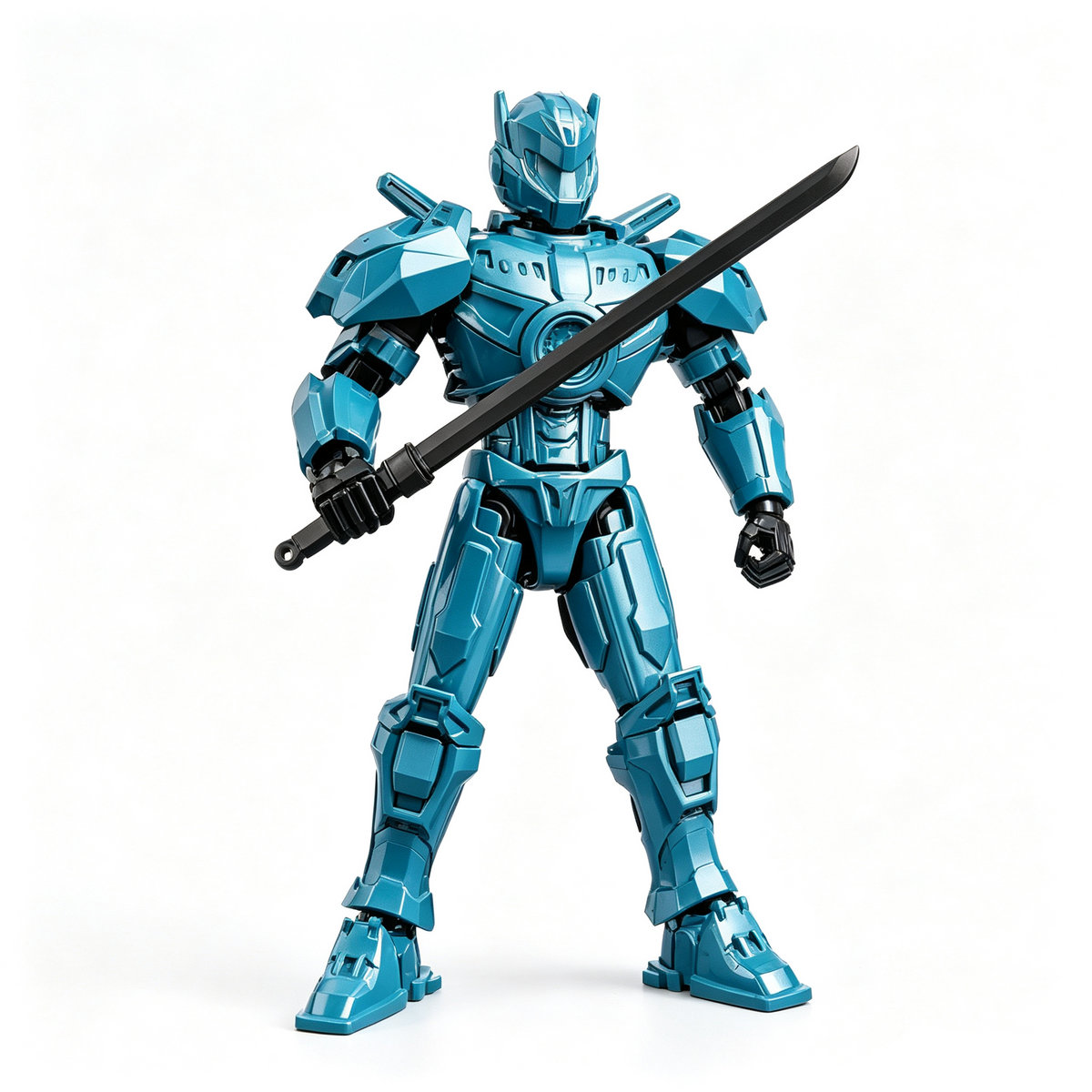 Swift Ranger Multi-Joint Movable Assembly Mecha Figure, DIY Puzzle Model Kit, Posable Deformable Robot Action Figure, Collectible Toy Gift for Boys