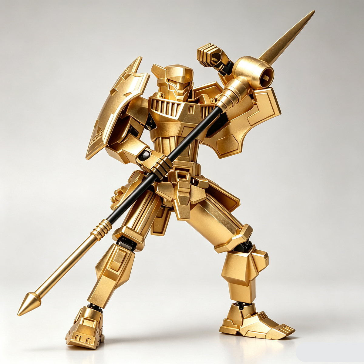 Justice Shield, Blade Guardian, Scythe Messenger, Doom Pioneer | Multi-Joint Posable Assembly Mecha Figure, DIY Puzzle Action Model, Collectible Toy Gift for Kids