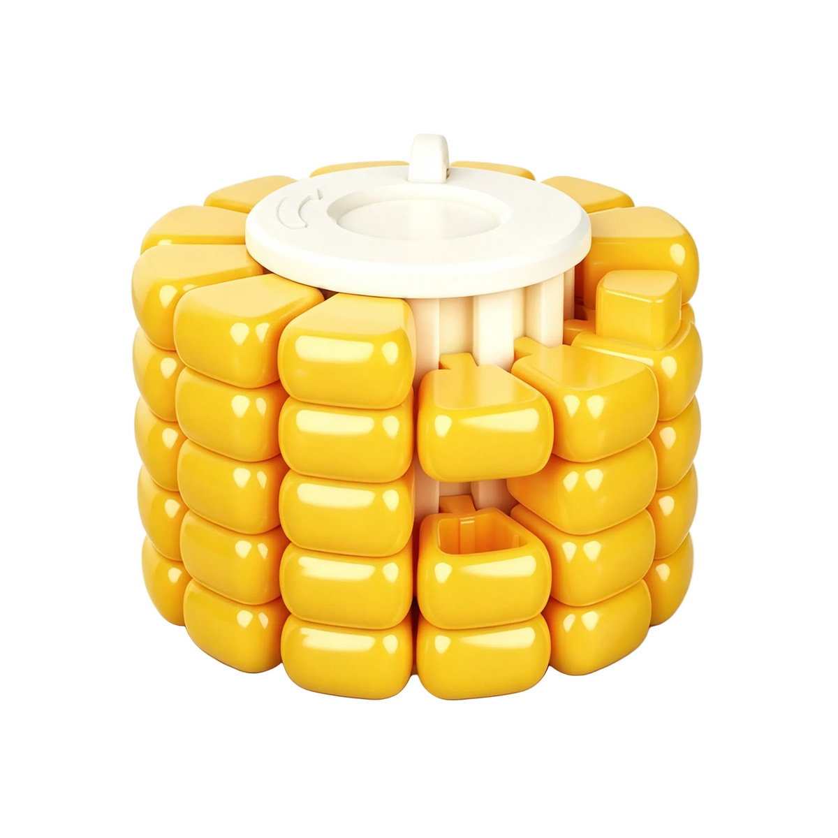 3D Corn Shaped Building Block Puzzle,DIY Assembly Toy,Portable Mini Model Kit,Creative Gift for Kids