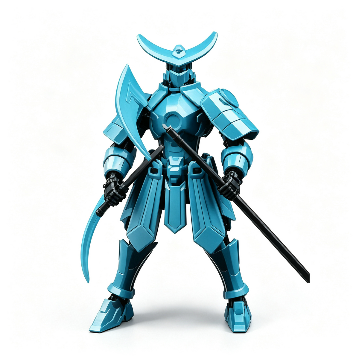 Multi-Joint Movable Mohist Armor Warrior DIY Assembly Figure, Posable Mecha Puzzle Model Kit, Collectible Action Toy Gift for Boys